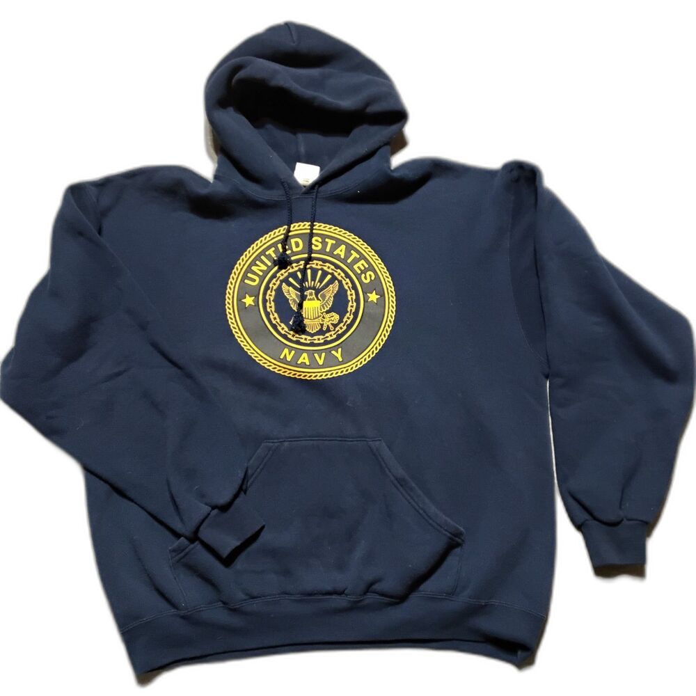 United States Navy Extra Large Hoodie Hooded Sweatshirt M. J. Soffe XL
